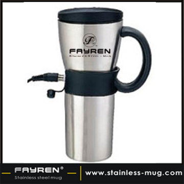 14oz electric mug travel mug stainless steel tumbler