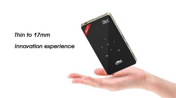 -Into-1 TV Box Plus   Projector H96-P Amlogic S905 Android5.1 Portable Mini Projector with HDMI in