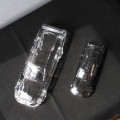 Modèle de voiture en verre de cristal de décoration élégante
