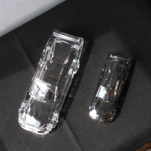 Modelo de coche de cristal de decoración elegante