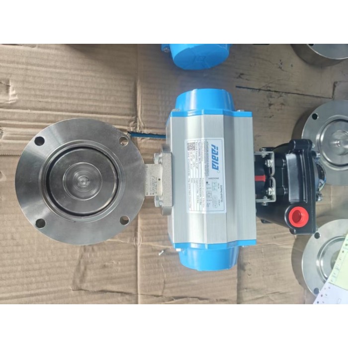 Van bướm khí nén - lệch tâm kép