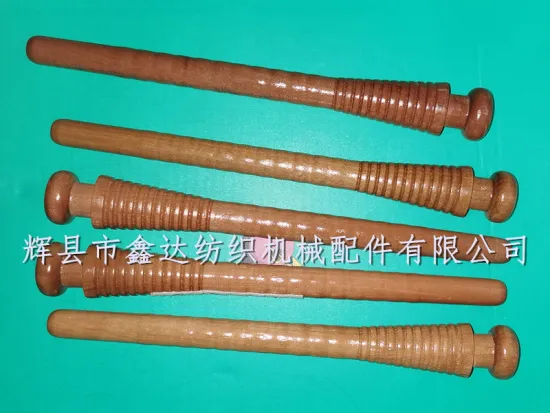 Small Round Head Weft Yarn Tube 165mm Wooden Pirn Wood Quill