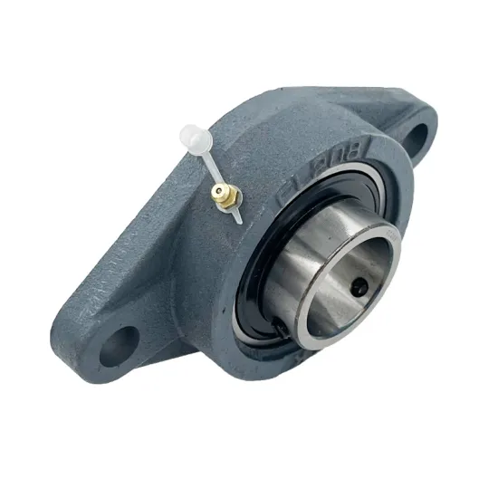 JXL UCFL208H Cast Iron Pillow Block Unit with Oval 2-Bolt Flange - Bearing Pillow Block