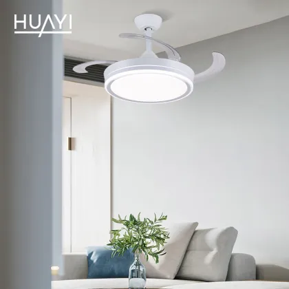 HUAYI Modern Ceiling Fan with LED Light