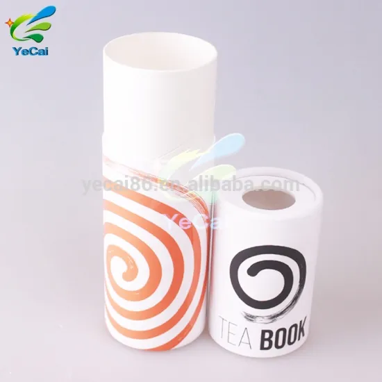 New products style brownie packaging paper tube box , round tea packaging box with your logo
