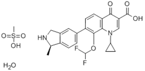 Garenoxacin mesylate hydrate CAS 223652-90-2