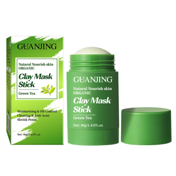 Green Tea Cleansing Moisturizing Stick Clay Mask for Face - Best Seller