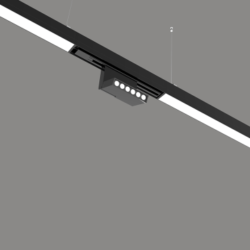 Светодиодный линейный светильник 40w IP20 для магазина