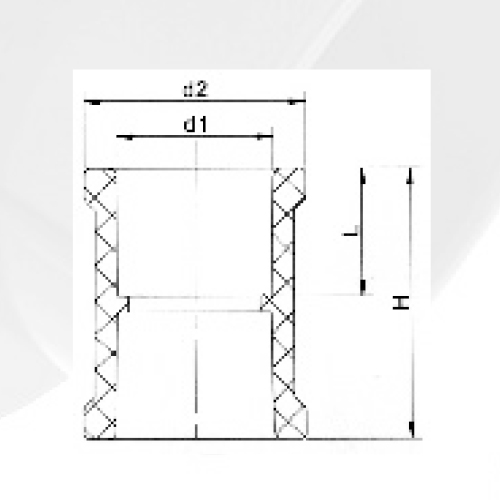 NBR5648 إمداد المياه مقبس Upvc اللون الرمادي