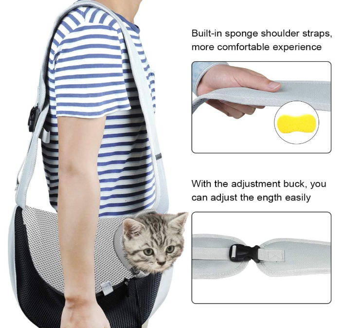 Breathable Mesh Travelling Pet Sling