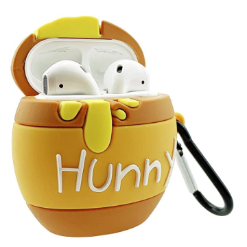 3D Cute Funny Honey Pot Silicone Airpods Case