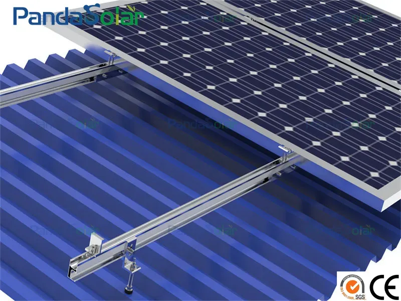 High Strength PV Solar Roof Mounting System Aluminum Rail