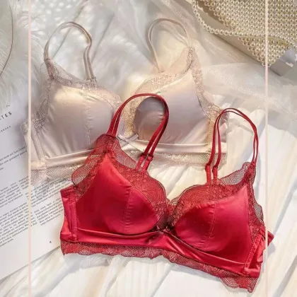 New Hot Sale Silk Women's Bra: Pure Silk Underwear with Low MOQ and Seductive Design