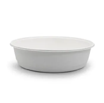 3500 ml Plant Fiber Refrigerator Safe Wholesale Take Away Microwavable Disposable Dinner Basin with Lid
