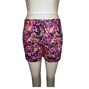 PRINTED TEXTURED CITY SHORT