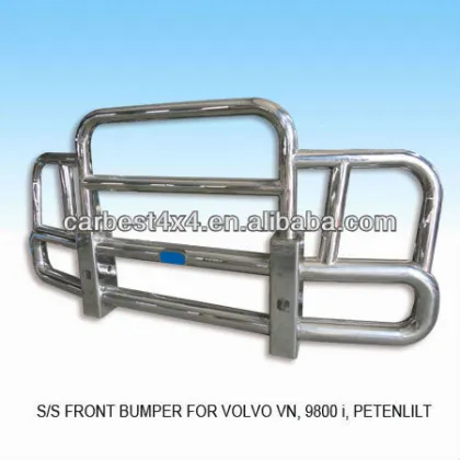 S/S GRILLE GUARD FOR VOLVO VN, 9800i, PETENLILT ,TRUCK BUMPER