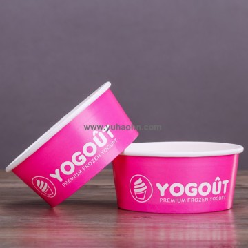 2017 Coppa di gelato a gettare stampata a colori