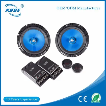 Jinda Competition Brand Blue 6.5'' Composite Fiberglass 2Way Car Component Speaker