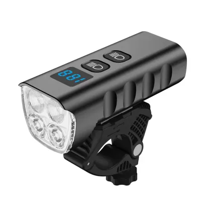 Rechargeable Bike Headlight with Flood and Focus Beam
