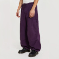 Pantaloni oversize viola tasca ad ariaggio all'ingrosso