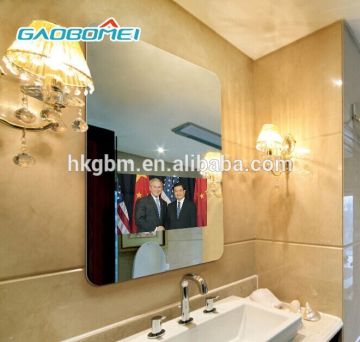 Gaobomei small size running android os mirror with ad management software/wifi