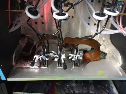 UV-LED Flatbed Printer with Ricoh Gen5 Printheads for 2.5x1.3M Format