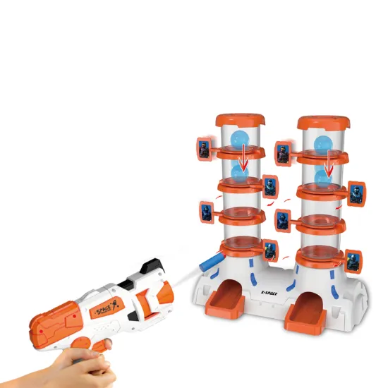 2-Player Plastic Soft Bullet Gun Shooting Games for Boys