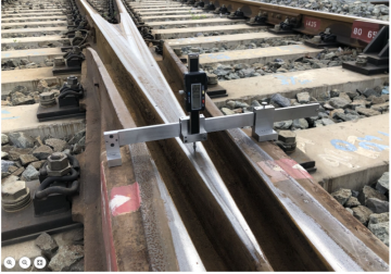 Switch Rail Lateral Wear Gauge