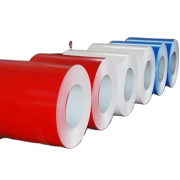 PPGI Steel Coils: Prepainted Galvanized Steel Coils 0.17-0.3mm - White Color Coated Steel