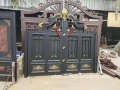 Safety Designs Anti-theft Main Gate Aluminum Art Courtyard Villa Front Doors