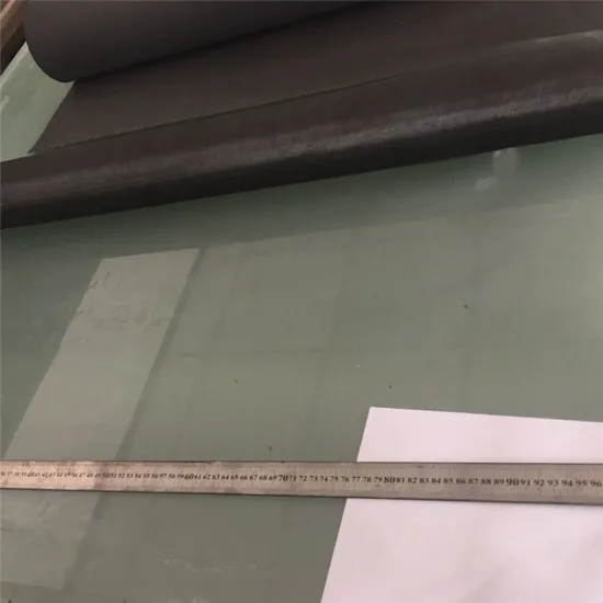 Tungsten Wire Mesh 100 Mesh Plain Weave 0.05mm Wire Diameter 0.2mm Aperture