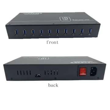 10-Port USB Fast Charging Smart Charger