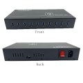 Penyesuai Kuasa Pintar Multi-Port USB 10-Port