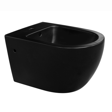 European Standard Matt Black Back to Wall Bidet
