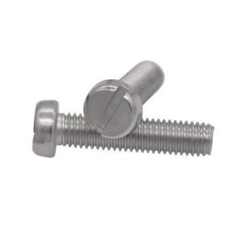 DIN84 Stainless Steel Slotted Cheese Head Screws