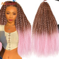 28 pulgadas Brasilas trenzas crochet pelo sintético trenzado extensión de cabello