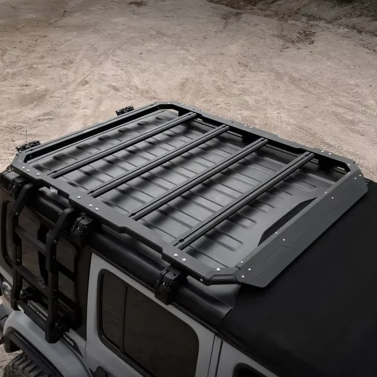 OMU Genesis Roof Luggage Rack for Jeep Wrangler JL Offroad Aluminum Platform
