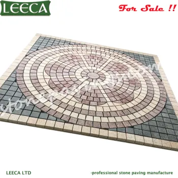 Granite pattern paving stone driveway paving stone