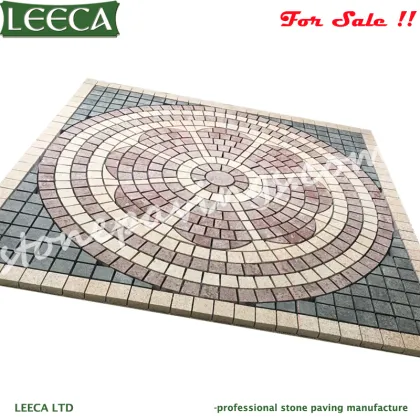 Granite pattern paving stone driveway paving stone