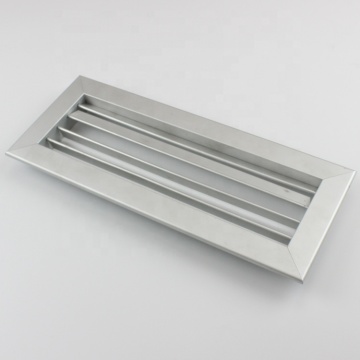 Rejilla de deflexión única de aluminio ajustable para HVAC