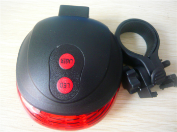 Bicycle laser led tail light bike rear safety lamp