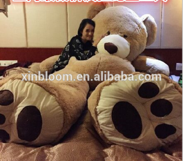 2016 new style hot-selling valentine birthday girls' present luxury 2.6m and 3.4m giant super large size plush brown teddy bear