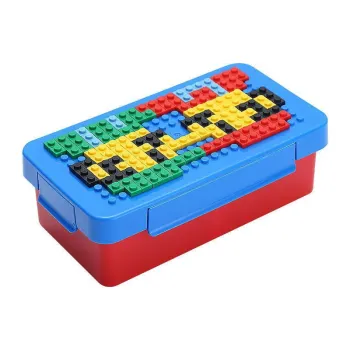 Hot Sale Portable Plastic Sealed Building Block Children's Lunch Box For Kids School PP Lunch Box For Children