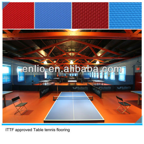 Professional ITTF approved table tennis floor