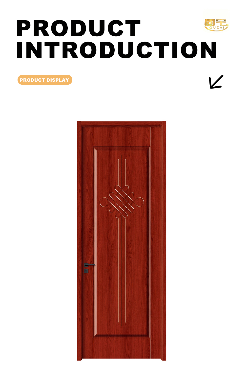 Red Sandalwood Craft Interior Door X