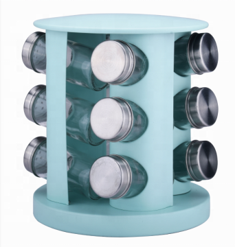 Mint Green Spice Glass Jars: set van 12, 16 of 20 met deksels en labels voor zout, suiker, peper en kruiden