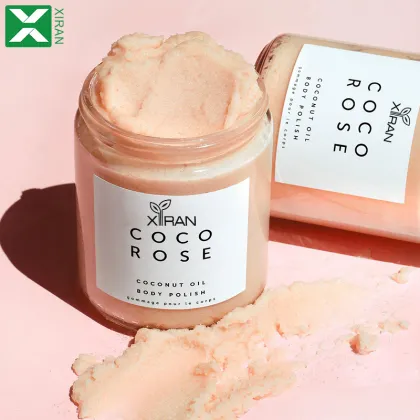 Custom Organic Body Scrub: Moisturizing, Whitening, Brightening Coco Rose Exfoliating Body Scrub