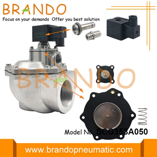 2'' SCG353A050 Right Angle Diaphragm Pulse Jet Valve