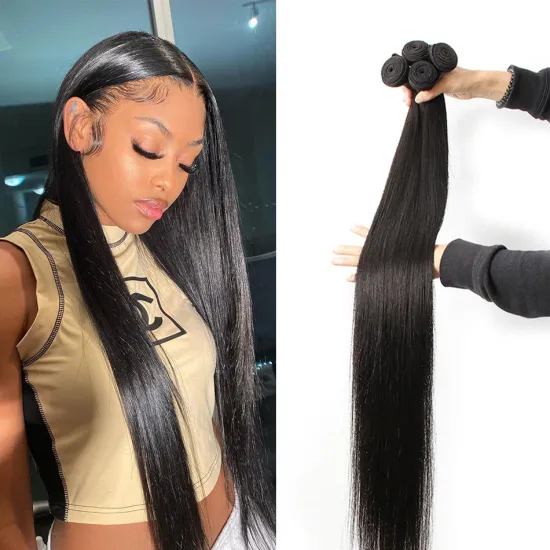 Cheap Wholesale Raw Brazilian Virgin Cuticle Aligned Human Hair Extension Vendors Grade 10A  Remy Hair Weave Human Hair Bundles