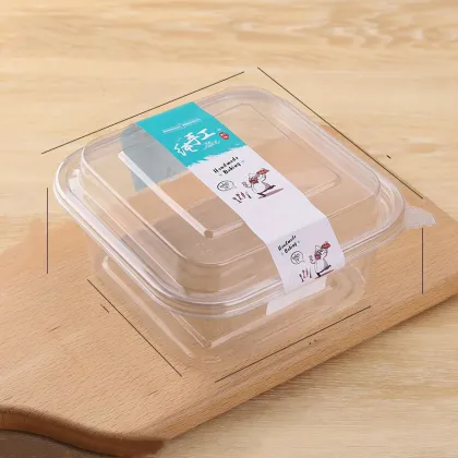 Take Away Mousse Cake Dessert Puff Tiramisu Container